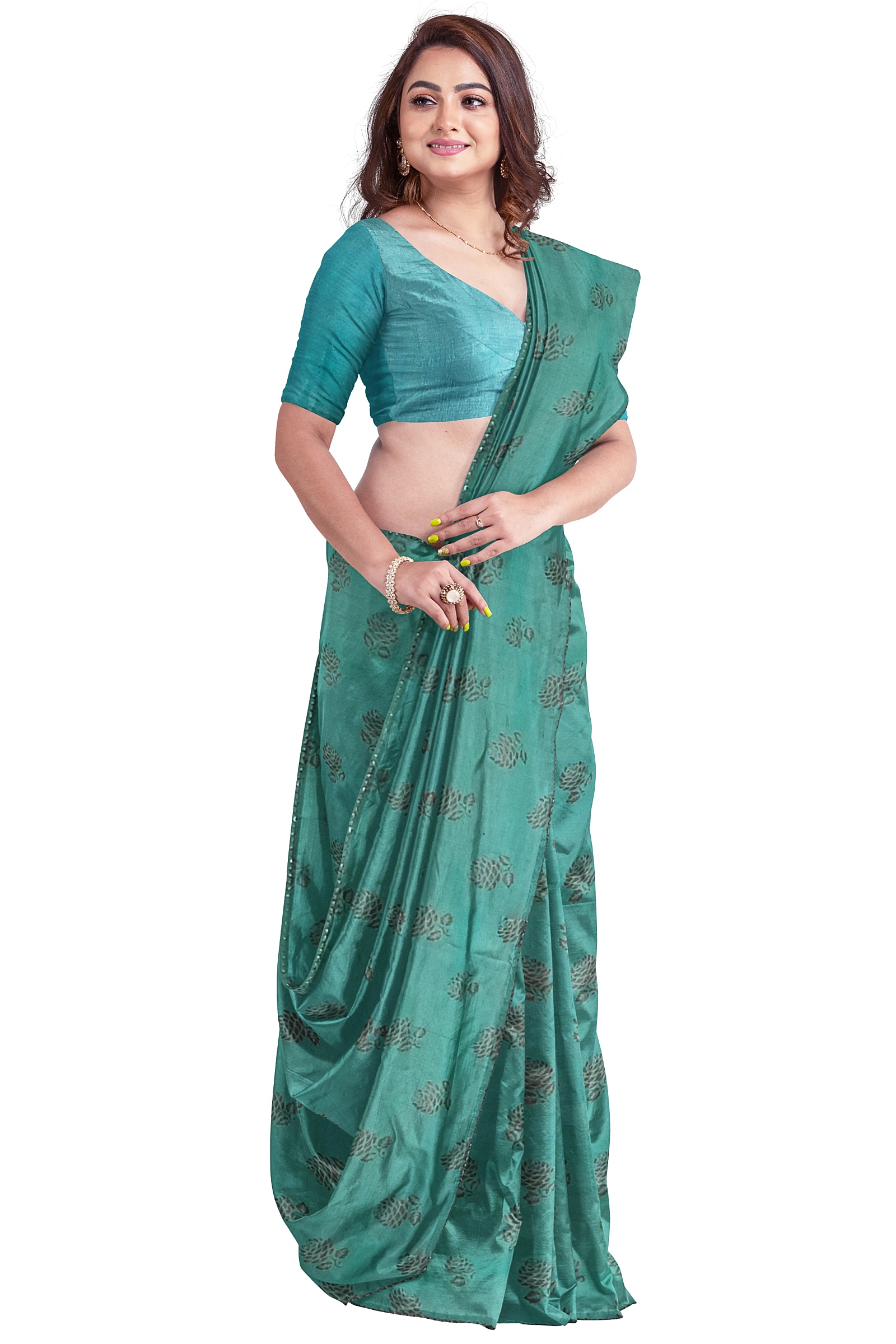 jack Williams Rose Printed Saree